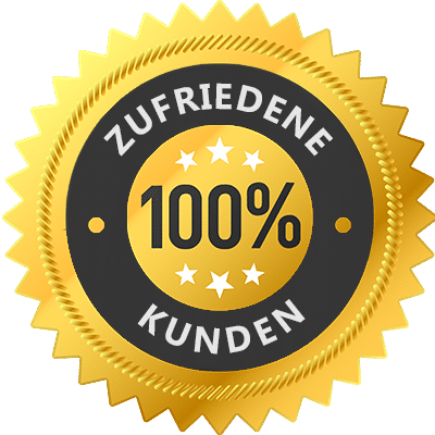 Zufriedene Kunden Emblem Dennis Bruder Webdesign