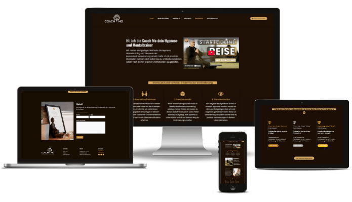 Hypnose Modernes Webdesign von Online Gestaltung Dennis Bruder